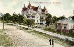 Texas State University Postcard From Early 1900s Texas State University Texas State Normal School