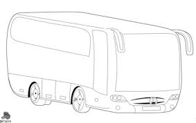 Kleine auto voor de garage. Mewarn11 Mercedes Bus Kleurplaat