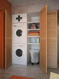 Rangement Lave Linge Seche Linge Lavanderia No Banheiro Organizacao Da Lavanderia Sala De Design