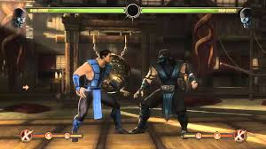 приемы в мортал комбат 9 на пк на джойстике Mortal Kombat 9 Sub Zero Obuchenie Kombo Youtube