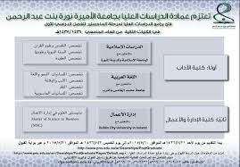 جامعة الأميرة نورة on twitter فتح باب القبول في برامج الدراسات العليا لمرحلة الماجستير الفصل الدراسي الأول1436 1437هـ http t co efcdag6wuv pnu http t co xsgu27oco9