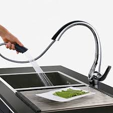 Homelody Robinet De Cuisine Mitigeur Evier Avec Douchette 2 Fonctions Bec Pivotant A 360 Extractible 2 Jets A Debit Variable Robinet Cuisine Douchette Cuisine