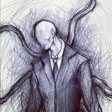My Drawing Of Slenderman Dark Art Drawings Scary Drawings Creepy Drawings