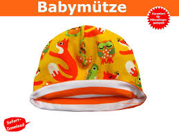 In dieser anleitung mit schnittmuster für verschiedene größen zeigen wir, wie sie eine wendebeanie fürs baby nähen. Babymutze Baby Beanie Schnittmuster Nahanleitung