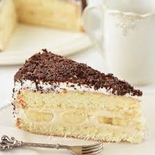Bananentorte Mit Milchkonfiture Creme Rezept Rezept Kuchen Und Torten Bananentorte Bananenkuchen