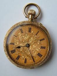 Men S Gold Pocket Watch From 1890 Add A Sapphire Button And This Watch Resembles The One Mentio Pocket Watch Antique Vintage Pocket Watch Old Pocket Watches
