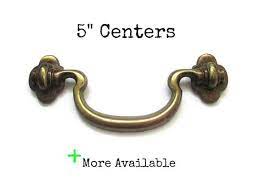 Vintage Ornate Drawer Pull 5 Centers Large Faux Bail Etsy Drawer Pulls Vintage Bail