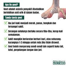 4 tanda asid urik tinggi dalam badan sentiasapanas. Gout Mesti Ramai Yang Farmasi Gpharmax Kuala Nerus Facebook