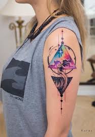 40 Marvelous Watercolor Tattoos Prettytattoos Suluboya Dovmeler Dovme Geometrik Dovmeler