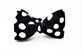 Black And White Polka Dot Bow Tie Pin On Products