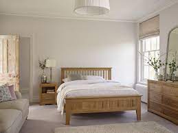 Bevel King Size Bed In Natural Solid Oak Oak Furniture Land Oak Bedroom Furniture Oak Bedroom Bedroom Furniture Inspiration