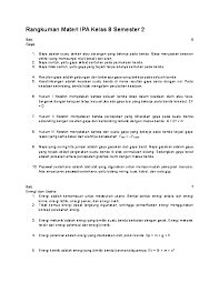 Soal matematika smp kelas 8 semester 2 dan pembahasannya pdf kurikulum 2013. Doc Rangkuman Materi Ipa Kelas 8 Semester 2 Diky Andriyansyah Academia Edu