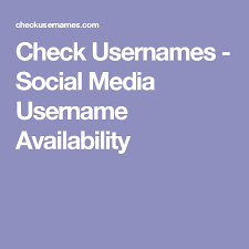 Check Usernames Social Media Username Availability Social Media Social Networking Sites Social Networks