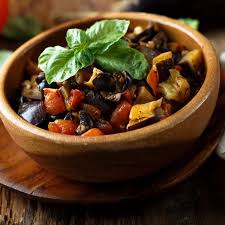 Caponata Is A Sicilian Veggie Dish It Is Consists Of Eggplant Onions Tomatoes Celery Garlic Olive Oil Capers Or Olives And Sweet Veggie Dishes Caponata Dishes