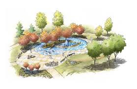 George George Memorial Park Landscape Design And Installation By Great Oaks Landscape Park Landscape Landscape Design Conceptual Drawing