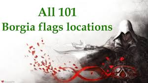 It is the sixth major installment in the assassin's creed series. Assassin S Creed Brotherhood All 101 Borgia Flags Locations Youtube