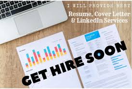 You want to land that job, so look good on paper; Provide Best Resume Cover Letter And Linkedin Services By Nazir1trust Fiverr