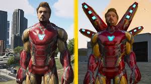I'm sure he used the remaining nanotech to repair the helmet to message pepper. Iron Man Mk85 Avengers Endgame Gta5 Mods Com
