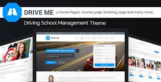 Driveme Driving Class School Wordpress Theme School Management Driving Class Driving School