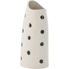 Vase en grès ernst (blanc et noir)