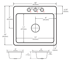 Our sink holes are right at 1 3/8 in diameter. Kitchen Faucet Hole Size Novocom Top