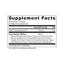 We did not find results for: Ancient Nutrients Vitamin K2 Capsules 60 Capsules Dr Axe Store