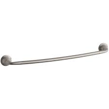 This style of ceramic towel bar, rectangular with the white colors: Towel Racks Kohler K 10551 Bn Devonshire 24 Inch Bathroom Towel Bar Vibrant Brushed Nickel Home Garden Pogio Be