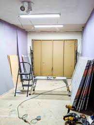 A new garage floor coating, cabinetry, and slatwall panels provide plenty of. My One Car Garage Workshop Plan Ugly Duckling House