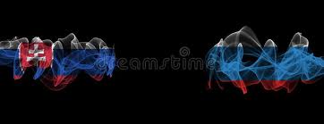 Russia flags on green soccer field images, illustrations and vectors perfectly priced to fit your projects budget. Flags Of Slovakia And Russia On Black Background Slovakia Vs Russia Smoke Flags Stock Image Image Of Economy Flame 173384871