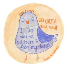 I'm a very lucky person. John Mulaney Quote Sticker Feed My Birds Sold By Livvylibbeyarts On Storenvy