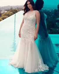 Blooming Applique Plus Size Wedding Dress David S Bridal Davids Bridal Wedding Dresses Applique Wedding Dress Wedding Gowns Mermaid