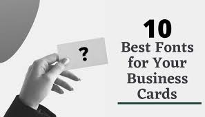 Many websites offer free downloadable custom fonts, and you can often search for a font by theme. 10 Best Fonts For Your Business Cards Give Them A Professional Look Business Card Fonts Cool Business Cards Cool Fonts