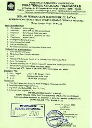 Mekar dan mewangi di musim kemarau. Disnakertrans Lowongan Kerja Di Batam Untuk Tenaga Kerja Putri
