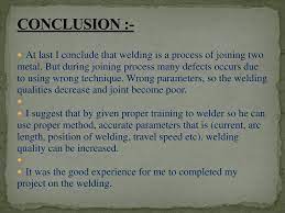 Project Report On Welding Ppt Download