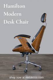 Hamilton Modern Office Chair Bent Plywood Design Mid Decco Modern Desk Chair Modern Desk Modern Office Chair