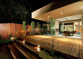 Striking Home In Canterbury Australia By Canny Australian Homes Deck Garden Deck Design