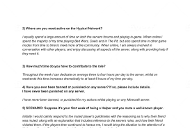 » my ign is matog. Write Your Minecraft Staff Application By Theresumetoday Fiverr