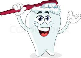 14,492 brushing teeth clip art images on gograph. Cartoon Tooth Brushing Itself Stock Vector Colourbox