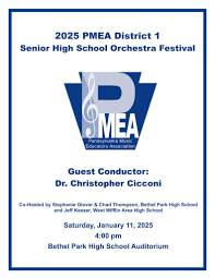 2025 PMEA District 1 Sr. High Orchestra Festival by WestMifflin - Issuu