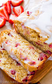 Glazed Strawberry Bread Sally S Baking Addiction