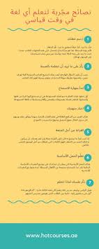 إنفوجرافيك 7 نصائح مج ربة لتعلم أي لغة في وقت قياسي