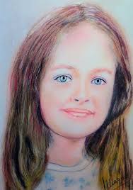 Monica pastel 35x50cm Eric Verhegge Belgium