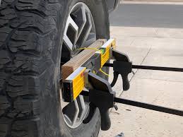 Oh, and their setup is just a toe gauge, but you can buy an adapter to use it with their digital camber/caster gauge. Diy Wheel Alignment Laser Level A Family Adventure Blog