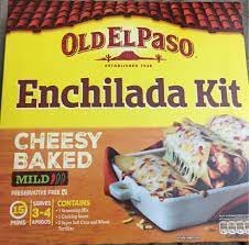 Refer to the product label for full dietary information, which may be available as an alternative product image. Enchilada Kit Old El Paso 663 G