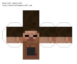 Herobrine will either spawn randomly in the world, or you can summon him using a totem. Papercraft Steve Head You Are Herobrine Mod