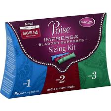 Poise Impressa Bladder Supports Sizing Kit Buehler S