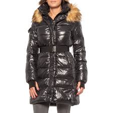 S13 Nyc Chalet 36 Double Belted Down Coat For Women