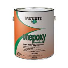 pettit unepoxy plus modified epoxy 1 part marine anitfouling bottom paint red gallon