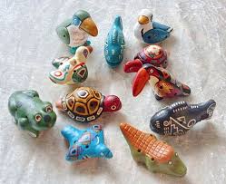 Fair Trade Animal Ocarina Whistle Flute Novelty Gift Flejta Keramika Ruchnoj Raboty Keramika
