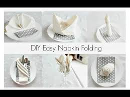 Beautifly folded paper napkins make the party table so impressive and fun with almost no time. Easy Napkin Folding Tutorials For Beginners Youtube